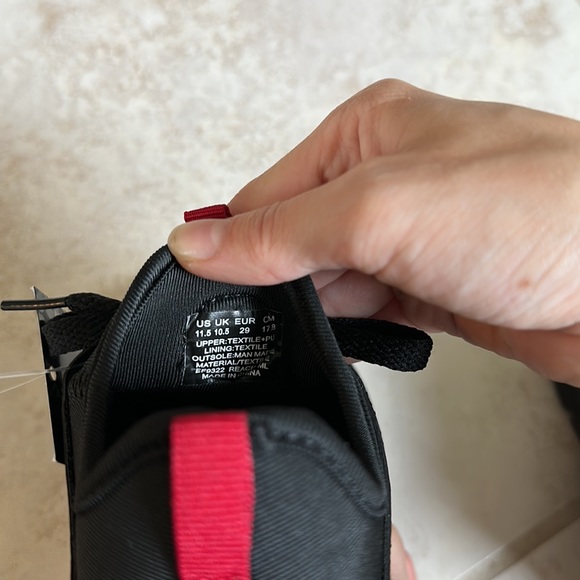 NWT RBX red and black lace up sneaker size 11.5 - Picture 6 of 6